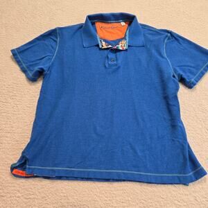 Robert Graham Classic Fit Blue Golf Polo Men's Size L
